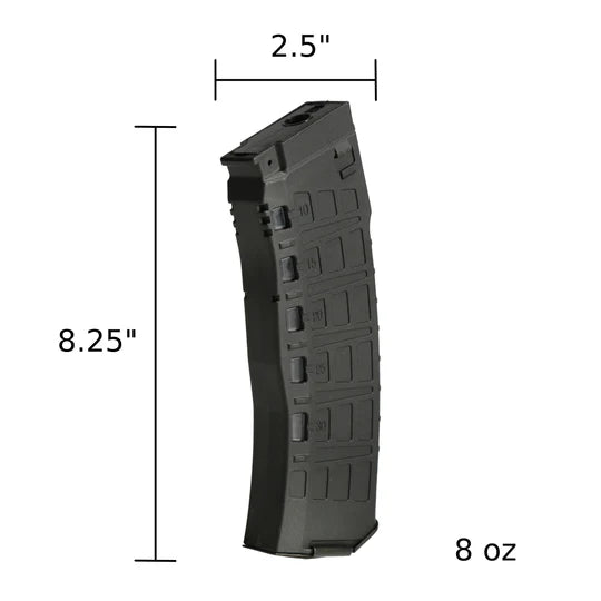 ARCTURUS AK12 30/135Rds Variable-Cap EMM Magazine BLK
