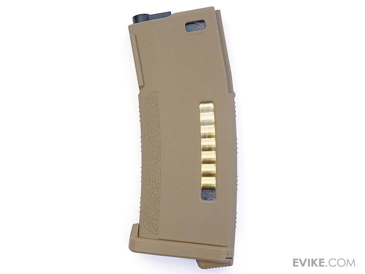 PTS Enhanced Polymer Mid-Cap Magazine for M4 Series Airsoft AEG Rifles (FDE)