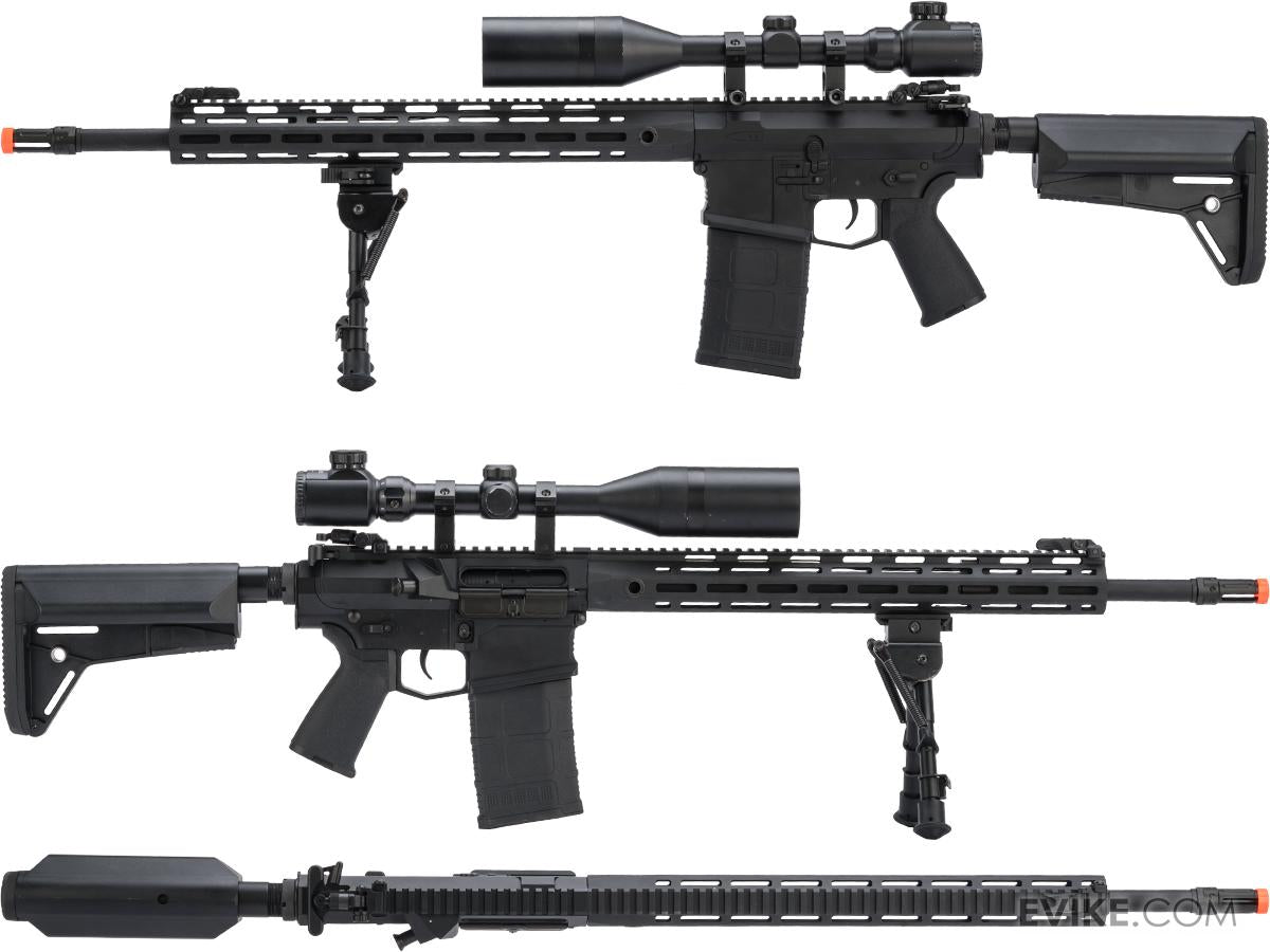CYMA Platinum SR-25 QBS Airsoft AEG Designated Marksman Rifle